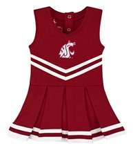 Washington State Cougars Cheerleader Bodysuit Dress