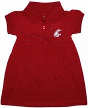 Washington State Cougars Polo Dress w/Bloomer