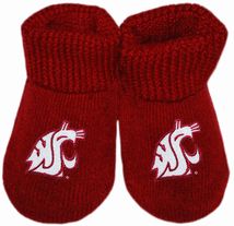 Washington State Cougars Gift Box Baby Bootie