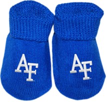 Air Force Falcons Baby Booties