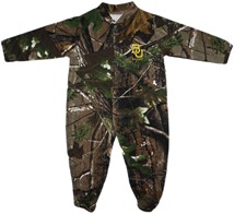 Baylor Bears Realtree Camo Footed Romper