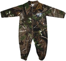 Georgia Southern Eagles Realtree Camo Footed Romper