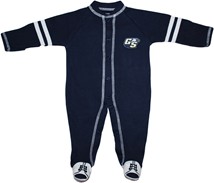 Georgia Southern Eagles Sports Shoe Footed Romper