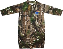 Kansas Jayhawks Realtree Camo "Convertible" Gown (Snaps into Romper)
