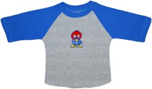 Kansas Jayhawks Baby Jay Baseball Shirt