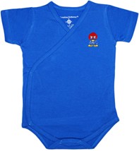 Kansas Jayhawks Baby Jay Side Snap Newborn Bodysuit