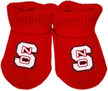 NC State Wolfpack Baby Booties