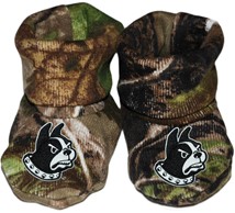 Wofford Terriers Realtree Camo Baby Booties