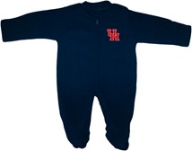 Houston Cougars Fleece Footed Romper