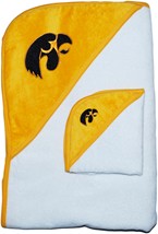 Official Iowa Hawkeyes Hooded Towel/Washcloth Set