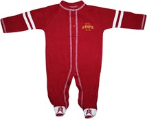 Iowa State Cyclones Sports Shoe Footed Romper