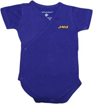 James Madison Dukes Side Snap Newborn Bodysuit
