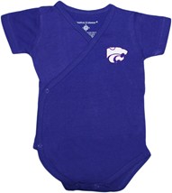Kansas State Wildcats Side Snap Newborn Bodysuit