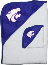 Official Kansas State Wildcats Hooded Towel/Washcloth Set