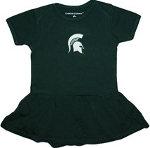 Michigan State Spartans Picot Bodysuit Dress