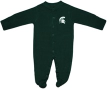 Michigan State Spartans Footed Romper
