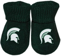 Michigan State Spartans Baby Booties
