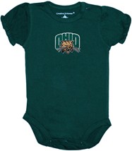 Ohio Bobcats Puff Sleeve Bodysuit