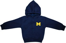 Michigan Wolverines Block M Snap Hooded Jacket
