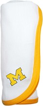 Michigan Wolverines Outlined Block "M" Thermal Baby Blanket