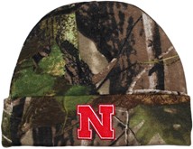 Nebraska Cornhuskers Block N Newborn Realtree Camo Knit Cap