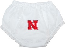Nebraska Cornhuskers Block N Baby Eyelet Panty