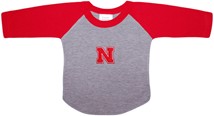 Nebraska Cornhuskers Block N Baseball Shirt
