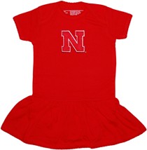 Nebraska Cornhuskers Block N Picot Bodysuit Dress