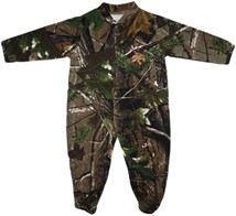 Texas State Bobcats Realtree Camo Footed Romper