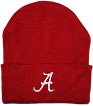 Alabama Crimson Tide Script "A" Newborn Baby Knit Cap