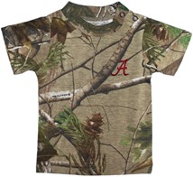 Alabama Crimson Tide Script "A" Realtree Camo Short Sleeve T-Shirt