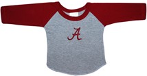 Alabama Crimson Tide Script "A" Baseball Shirt