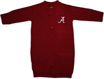Alabama Crimson Tide Script "A" "Convertible" Gown (Snaps into Romper)
