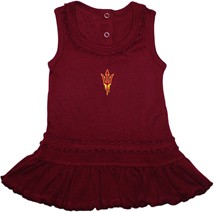 Arizona State Sun Devils Ruffled Tank Top Dress