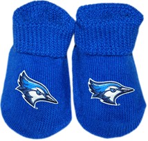 Creighton Bluejay Head Gift Box Baby Bootie