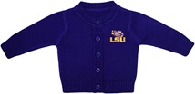 LSU Tigers Cardigan Sweater