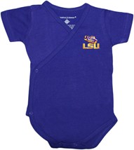 LSU Tigers Side Snap Newborn Bodysuit