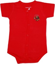Cornell Big Red Front Snap Newborn Bodysuit