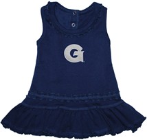 Georgetown Hoyas Ruffled Tank Top Dress