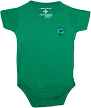 Notre Dame ND Shamrock Side Snap Newborn Bodysuit