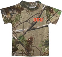 Oregon State Beavers Block OSU Realtree Camo Short Sleeve T-Shirt