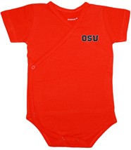 Oregon State Beavers Block OSU Side Snap Newborn Bodysuit