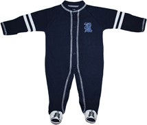 Rice Owls Sports Shoe Footed Romper