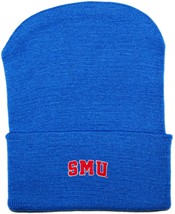 SMU Mustangs Word Mark Newborn Baby Knit Cap