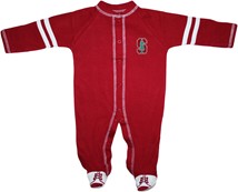 Stanford Cardinal Sports Shoe Footed Romper