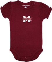 Mississippi State Bulldogs Puff Sleeve Bodysuit