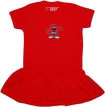 Western Kentucky Big Red Picot Bodysuit Dress