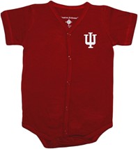 Indiana Hoosiers Front Snap Newborn Bodysuit