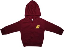 Central Michigan Chippewas Snap Hooded Jacket