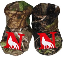 Newberry College Wolves Realtree Camo Baby Booties